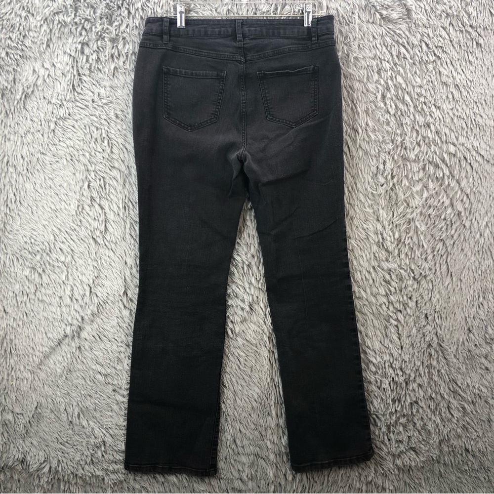 d. Jeans Womens Size 12 Black Stretch Bootcut Jeans Denim